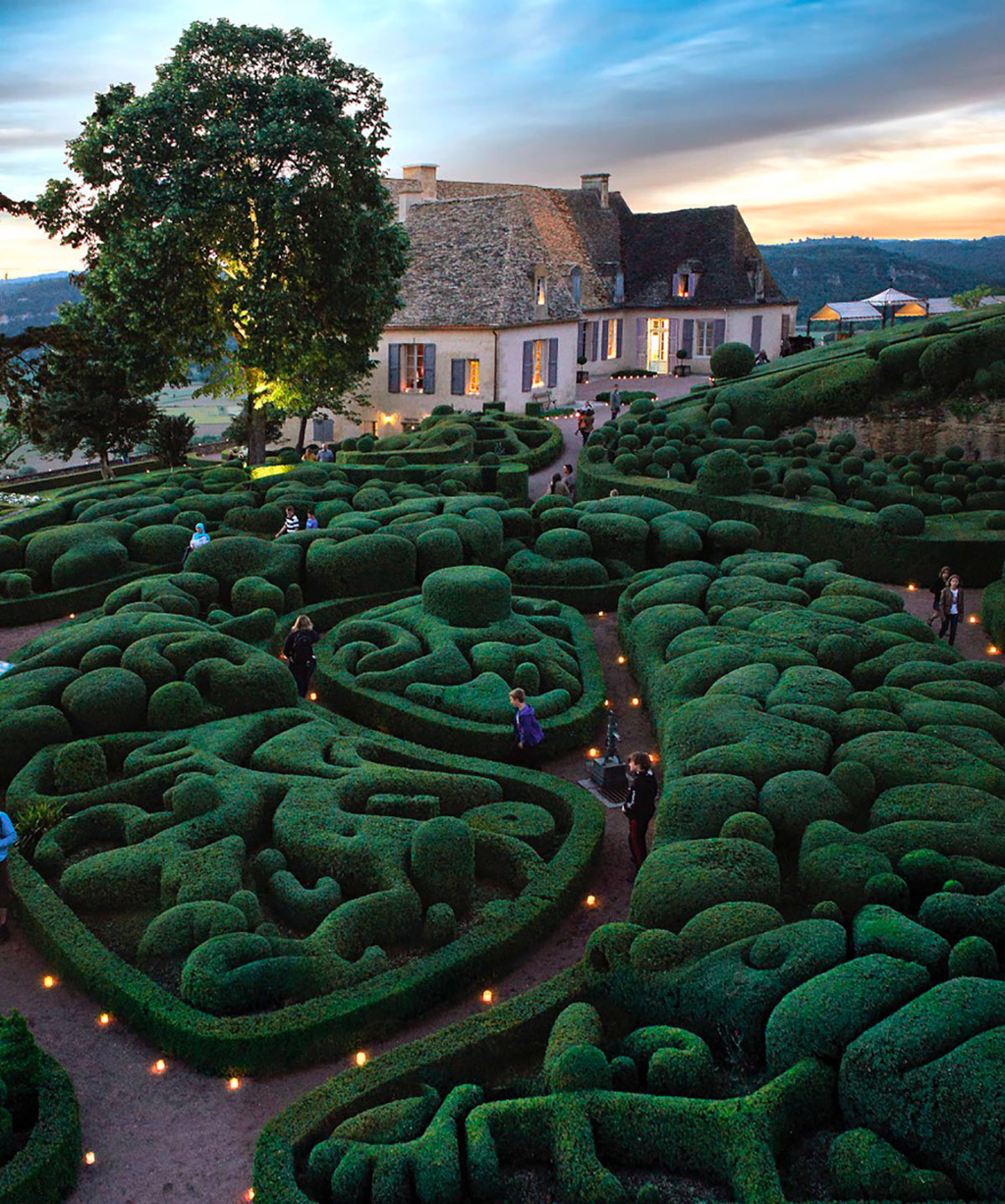 Calendar entertainment gardens of Marqueyssac Vézac Sarlat France