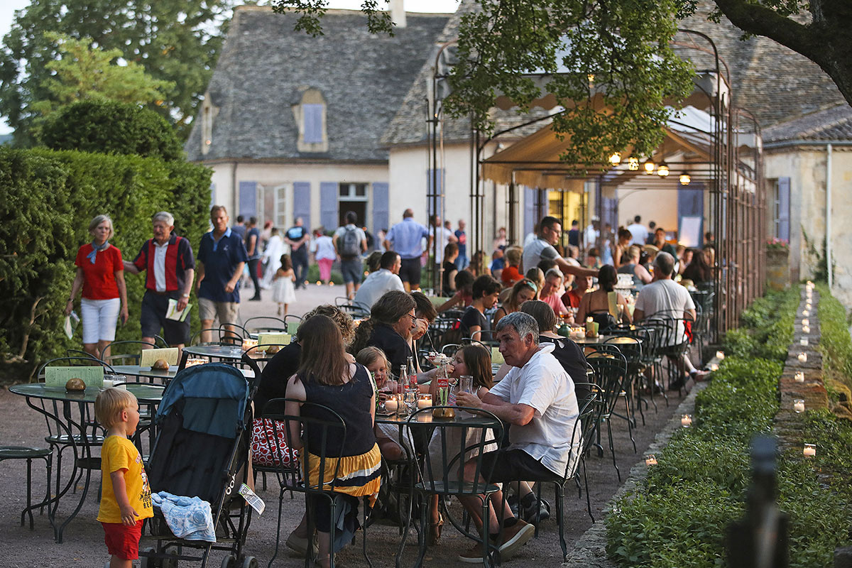 Salon de thé Jardins suspendus de Marqueyssac en Dordogne Périgord