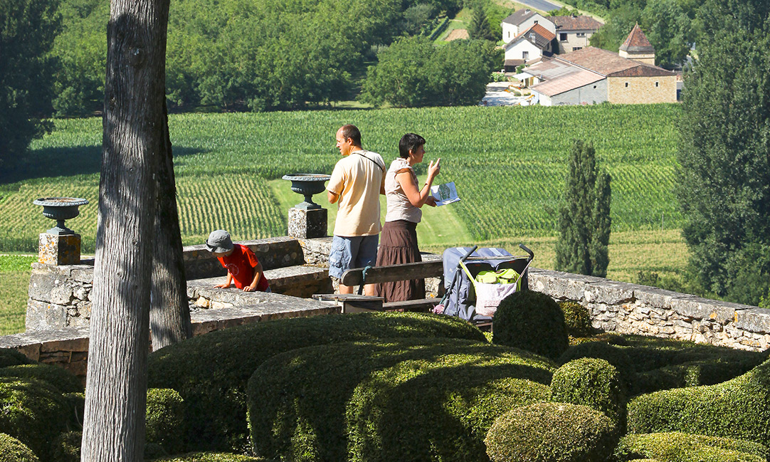 Visiteurs individuels - visites libres - Individual visitors - Marqueyssac gardens visit in Dordogne Perigord