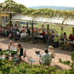 Salon de thé Jardins suspendus de Marqueyssac en Dordogne