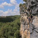 Via ferrata Jardins suspendus de Marqueyssac en Dordogne