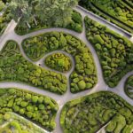 Vue aérienne - Jardins suspendus de Marqueyssac en Dordogne