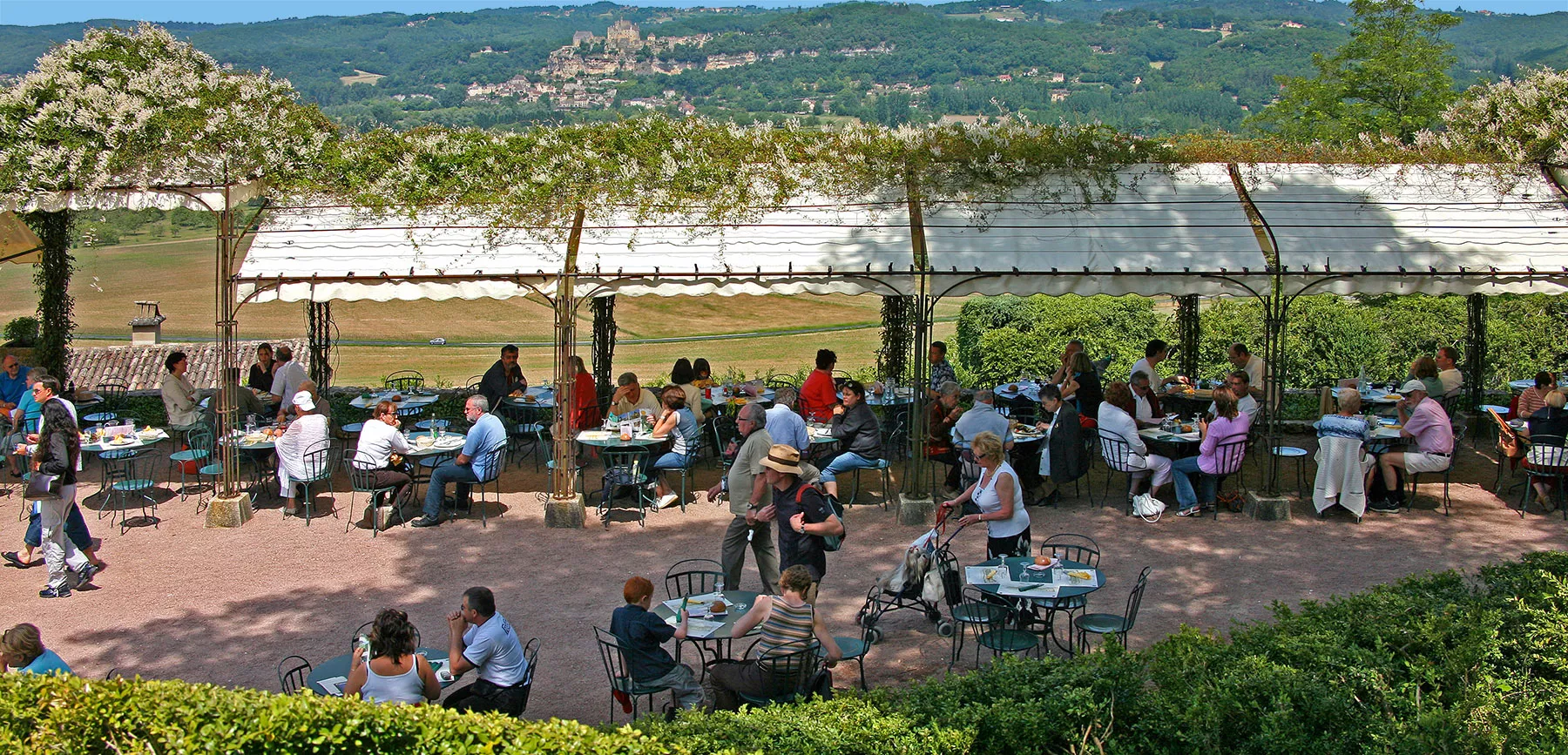 Restaurant - Salon de thé crêperie Jardins de Marqueyssac Vézac