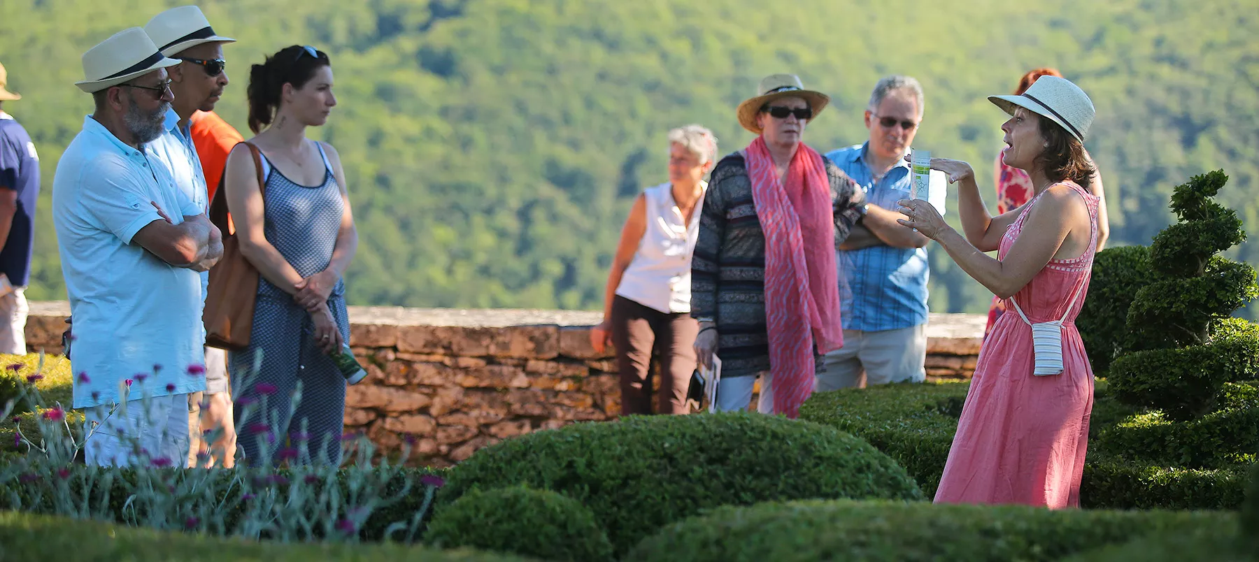 Groupes adultes visite guidée Jardins de Marqueyssac Sarlat Dordogne